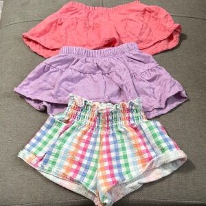 Colorful Kids Shorts skirt Set